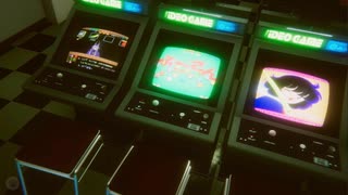 VRゲーセン 80年代／ドローン撮影風