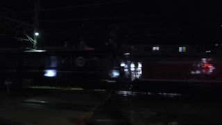 【深夜に】京都丹後鉄道「くろまつ」配給@嵯峨嵐山(20210625)【移動】