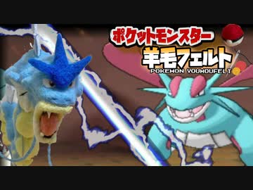 【実況】『羊毛フェルト』で自作したポケモンしか使えない縛り（最終回前編）