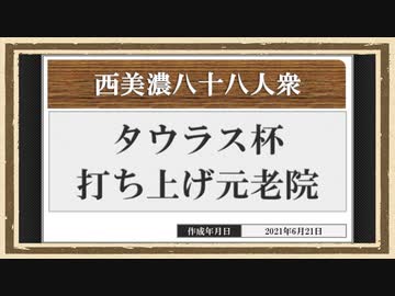 【ウマ娘 プリティダービー】◆西美濃１ハロン劇場◆タウラス杯＜打ち上げ篇＞