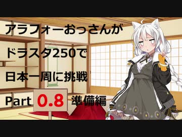 アラフォーおっさんがDS250で日本一周に挑戦　Part0.8　準備編