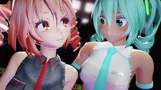 【紳士向けMMD】【BAN装甲】乱躁滅裂ガール【初音ミク・重音テト】