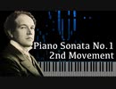 【メトネル】ピアノソナタ第1番第2楽章 - Op.5【Synthesia/Piano Sonata No.1 2nd Mov./Medtner/ピアノ】