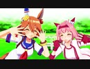 【MMDウマ娘】ポジティブ☆ダンスタイム【ウララとフクキタル】