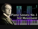 【メトネル】ピアノソナタ第1番第3楽章 - Op.5【Synthesia/Piano Sonata No.1 3rd Mov./Medtner/ピアノ】