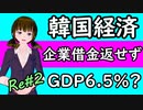 韓国経済崩壊 韓国経済 半数が利子すら返せない中小企業が半分 韓国GDP経済成長率は年利6.5％？KOSPIは過去最高からの？ Re＃2　ニコニコ版