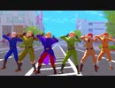 【APヘタリアMMD】WAA!!!!【悪友/英/南伊/独】