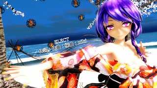 MMD【ELECT】Tda式 紫音美菜 神楽美穂  kimono style【210627】【ray】【sdPBR】【カメラモーション配布】