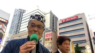 2021年6/27日(日)中野駅南口街頭演説東京都議会議員選挙中野選挙区候補者沢口ゆうじ氏応援演説弁士フリーカメラマン諸橋‼️