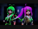 【MMD艦これ】松と桃で少女未遂【スパッツ着用】