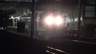 【深夜に】京都丹後鉄道「くろまつ」配給@嵯峨嵐山(20210629)【お戻り】