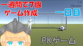 【作った実物プレゼント！】地獄の一週間で７つゲーム制作チャレンジ！！　一日目『PKゲーム』【ゲーム制作】【メイキング】