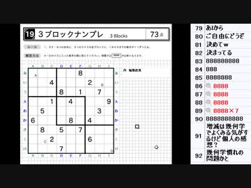 皆でパズル!!アーカイブ 2021/06/30 「ナンプレジャパンオープン2021」反省会6日目