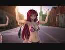 【MMD】早朝ビキニいかがでしょう？『メルティランドナイトメア』～めんぼう式4人娘～