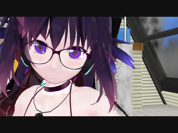 【縞水着な紫月】からくりピエロ【紫月誕生祭2021】