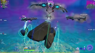 敵をUFOキャッチしてビクロイしてみた！【FORTNITE】