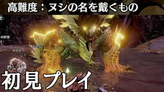 【MHRise】高難度：ヌシの名を戴くもの初見ソロプレイ【モンハンライズ】前編