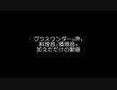 グラスワンダーの声に料理音と環境音を加えただけの動画