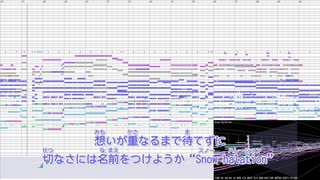 【ラブライブ!】Snow halationを耳コピしてみた-Off Vocal版