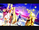 MMD【LaLaL危】Tda式 鏡音リン 重音テト 弱音ハク 亞北ネル kimono style【210705】【ray】【sdPBR】