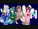 【NEUTRINO】たなばたさま（アカペラ）【AIずん子、きりたん、イタコ、めろう、ナクモ】