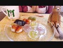 お団子と水餅たべる