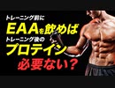 【筋トレ】トレーニング前にEAAを飲めばトレーニング後のプロテインは必要ない？【ビーレジェンド プロテイン】