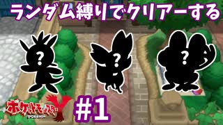 ランダム縛りでクリアーするポケモンY Part1