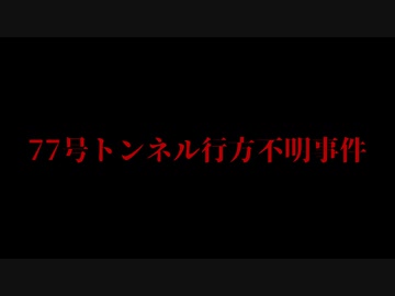 77号トンネル行方不明事件の遺留品