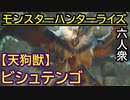 【モンスターハンターライズ】この天狗、強い･･･VS「上位」ビシュテンゴ【おおはし･お奉行･ウメダ】Part24