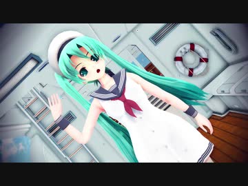 【MMD】海を泳ぐ月