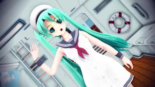 【MMD】海を泳ぐ月