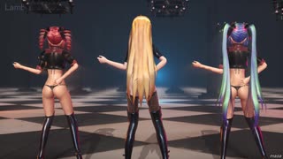 【MMD】 Lamb  『Lily＆Teto＆Miku』