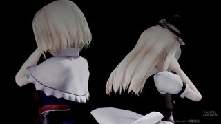 【東方MMD】アリスと魔理沙で「ＭＵＴＥ」1080P