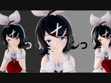 テレキャスターボーイズを踊るリンちゃんを黒髪にしてみた。