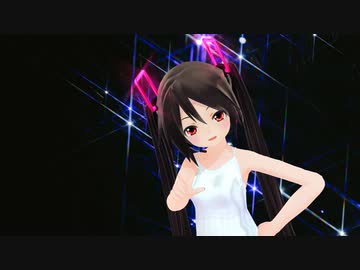 【MMD】黒髪ちゃんで『Snow＊Love』トレースしてみました【あぴミク】