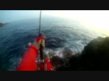 【磯ルアー】GTに不意打ちくらって何も出来なかった動画【ヒットシーン】