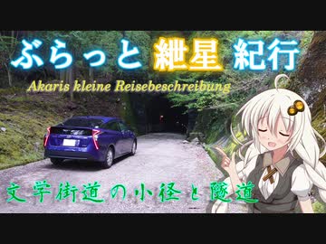 ぶらっと紲星紀行～文学街道の小径と隧道～（コメ返し回）