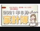 2021年6月分（黒字額：55,112円）【家計簿解説】