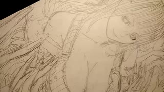 ニコ・ロビン - ワンピース【下描きイラストメイキング】/ Nico Robin - ONE PIECE - drawing illustration