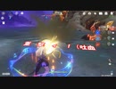 【重雲ベネットフィッシュルバーバラ】若陀龍王90レベル炎雷【料理禁止/フィッシュル重撃禁止/平均77】