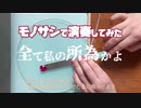 【全て私の所為かよ】をモノサシで演奏してみた！