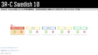 「電脳世界杯 the 3rd」#6　３Ｒ－Ｃ「Swedish 10」