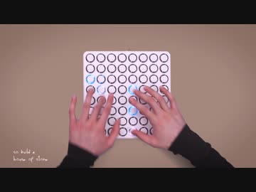 【初音ミク】castles of sand (midi fighter 64)