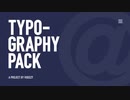 Modern Typography Titles Mogrt Template　石井勝喜