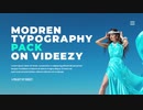 Modern Typography Titles After Effects Template 　石井勝喜