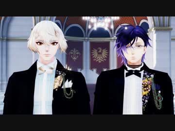 【MMD】髭切さんと明石さんでロメオ♪