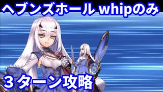 【FGO】妖精騎士ランスロットでヘブンズホール whipのみ 3ターン攻略 令呪なし【お試し】