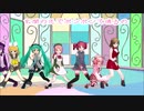 【UTAU三人娘+ミクなど】恋愛☆Rain【合唱】字幕あり　完全版
