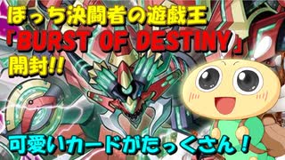 【#遊戯王OCG】ぼっち決闘者の「BURST OF DESTINY」開封！【可愛いカードがたっくさん！】